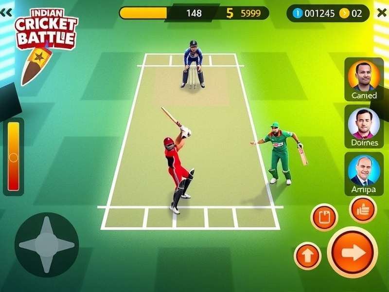 Indian Cricket Battle Gameplay